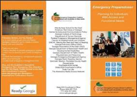 Screenshot of an Emergency Preparedness brochure.